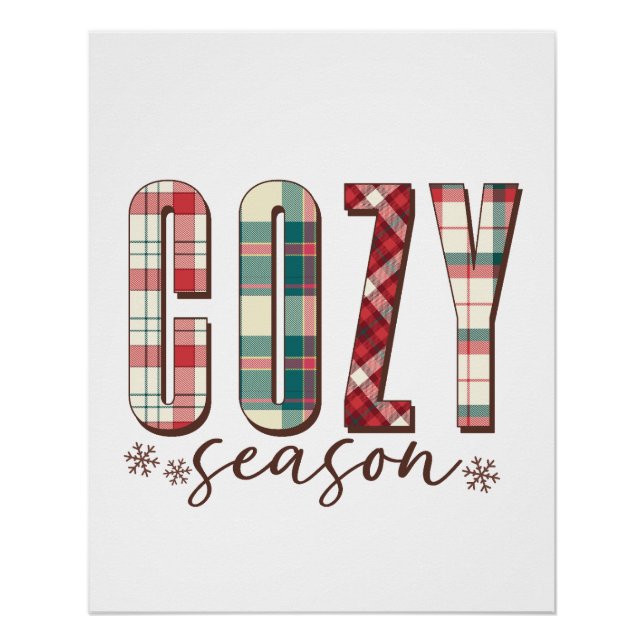 Xmas Gift Cosy Season Poster (Front)