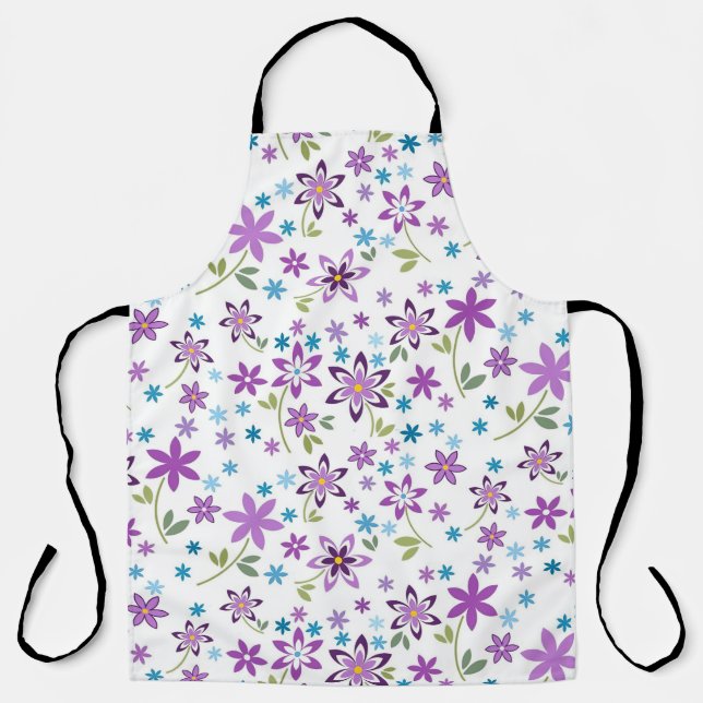 Xmas Gift Cute Floral Ditsy Apron (Front)