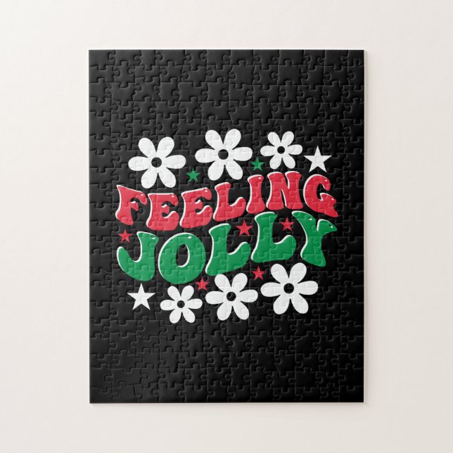 Xmas Gift Feeling Jolly Jigsaw Puzzle (Vertical)
