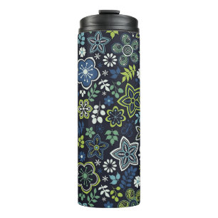 Xmas Gift Floral 3D Wall Art Thermal Tumbler