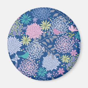 Xmas Gift Floral 60th Birthday Magnet