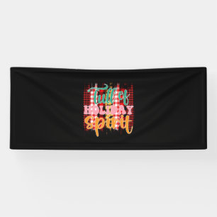 Xmas Gift Full Of Holiday Spirit Banner