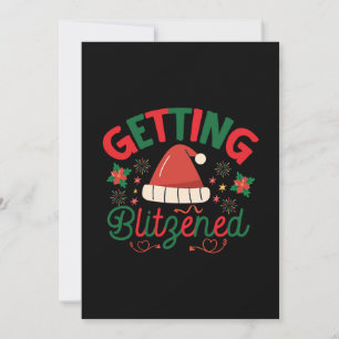 Xmas Gift Getting Blitzened Save The Date
