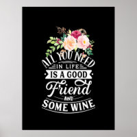 Xmas Gift | Good Friend And Some Wine