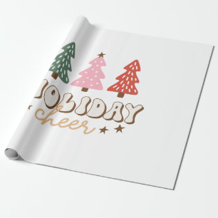 Xmas Gift Hoiday Cheer Wrapping Paper