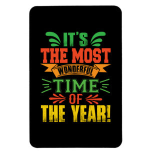 Xmas Gift It Is The Most Wonderful Time Magnet