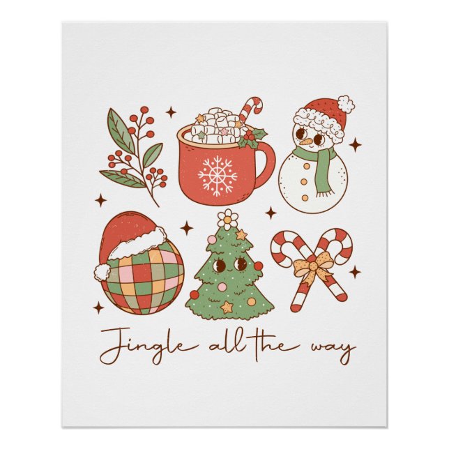 Xmas Gift Jingle All The Way Poster (Front)