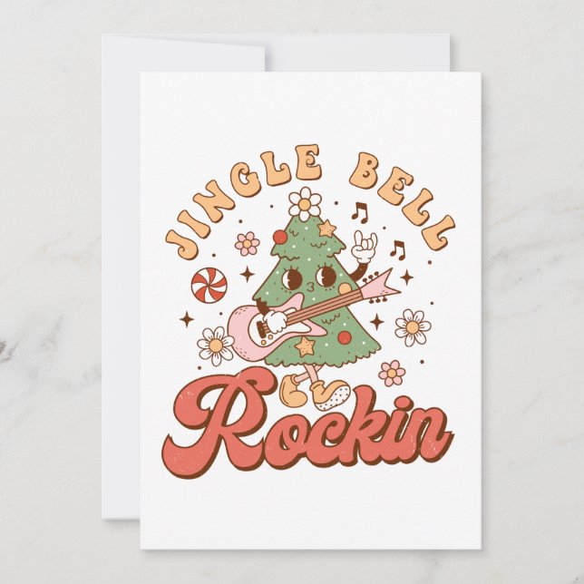 Xmas Gift Jingle Bell Rockin Invitation (Front)