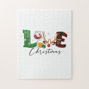Xmas Gift Love Christmas Jigsaw Puzzle