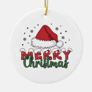 Xmas Gift Merry Christmas Ceramic Tree Decoration