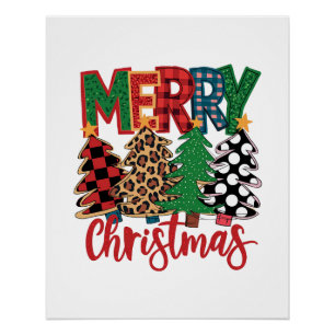 Xmas Gift Merry Christmas Poster