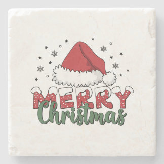 Xmas Gift Merry Christmas Stone Coaster