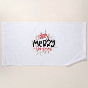Xmas Gift Merry Christmas To You Beach Towel