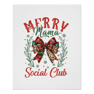 Xmas Gift Merry Mama Poster