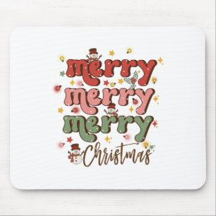 Xmas Gift Merry Merry Christmas Mouse Pad