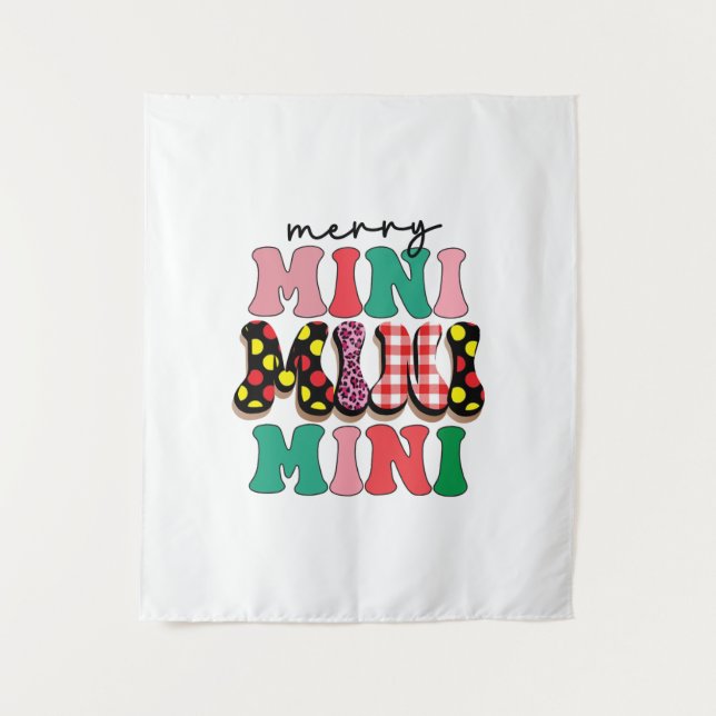 Xmas Gift Merry Mimi Tapestry (Front)