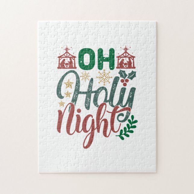 Xmas Gift | Oh Holy Night Jigsaw Puzzle (Vertical)