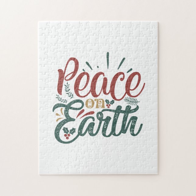 Xmas Gift | Peace On Earth Jigsaw Puzzle (Vertical)