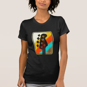 Xmas Gift Retro Vintage Guitar Player T-Shirt