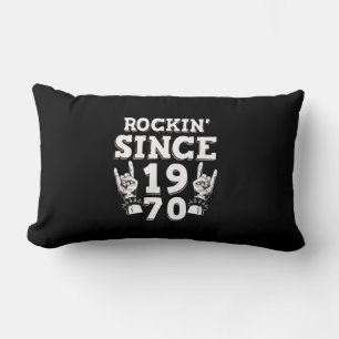 Xmas Gift Rockin Since 1970 Lumbar Cushion