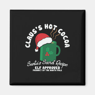 Xmas Gift Santa Secret Recipe Magnet