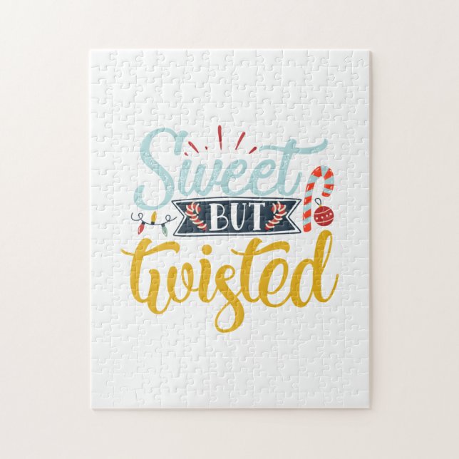 Xmas Gift | Sweet But Twisted Jigsaw Puzzle (Vertical)