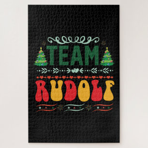 Xmas Gift Team Rudolf Jigsaw Puzzle