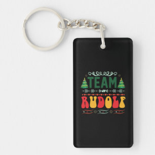Xmas Gift Team Rudolf Key Ring