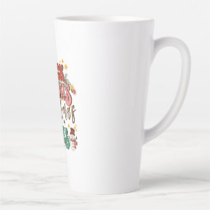 Xmas Gift Thick Thighs Christmas Vibes Latte Mug