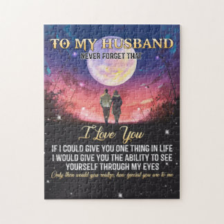 Xmas Gift | To My Husband I Love You Jigsaw Puzzle