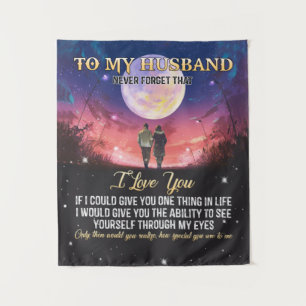 Xmas Gift   To My Husband I Love You Tapestry