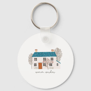 Xmas Gift Warm Wishes Key Ring