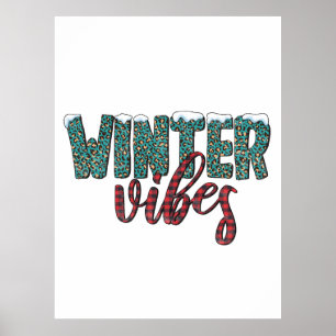 Xmas Gift Winter Vibes Poster