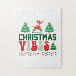 Xmas Gift Xmas Vibes Jigsaw Puzzle