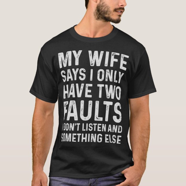 Xmas Gifts For Men That Have Everything Funny Husb T-Shirt (Front)