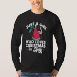 Xmas Girl Who Loves Christmas In July Santa T-Shirt<br><div class="desc">Xmas Girl Who Loves Christmas In July Santa</div>