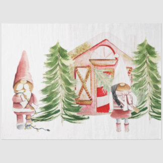 XMAS Gnome Design 1 Tissue Paper