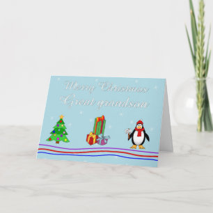 Xmas great grandson greeting cards