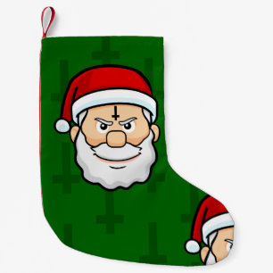 xmas hail santa small christmas stocking