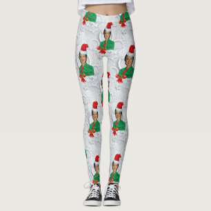 xmas Hillary clinton christmas leggings