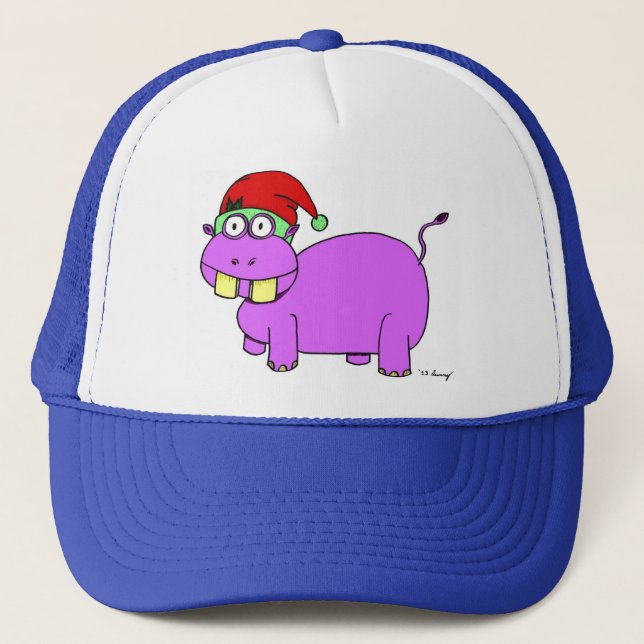 Xmas Hippo Hat (Front)