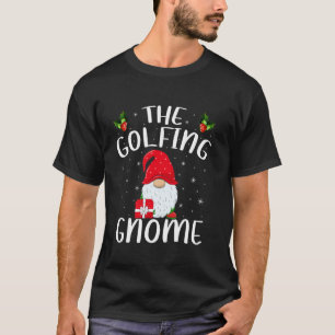 Xmas Holiday Family Matching The Golfing Gnome Chr T-Shirt