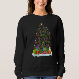 Xmas Holiday German Shorthaired Pointer Dog Christ Sweatshirt