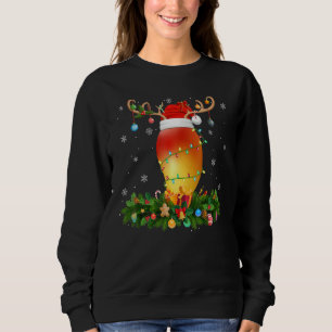 Xmas Holiday Reindeer Hat Santa Mango Christmas Sweatshirt