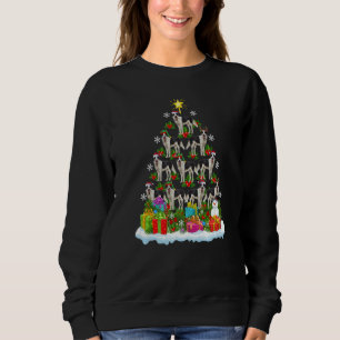 Xmas Holiday  Santa Border Collie Dog Christmas Tr Sweatshirt