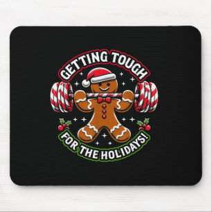 Xmas Holidays Gingerbread Man  Mouse Pad