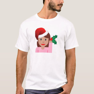 xmas information girl emoji T-Shirt