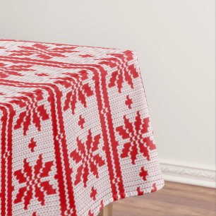 Xmas knitting seamless pattern 1 + your ideas tablecloth