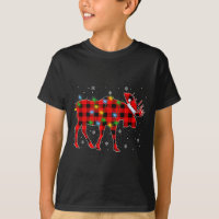 Xmas Lighting Buffalo Plaid Santa Moose Christmas 