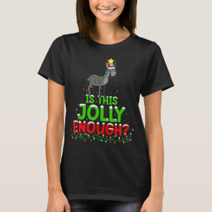 Xmas Lighting Is This Jolly Enough Mule Christmas T-Shirt